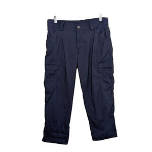 Duluth Trading Co Nylon Hiking Cropped Cargo Pants Womens‎ Size 10 Outdoors Gray